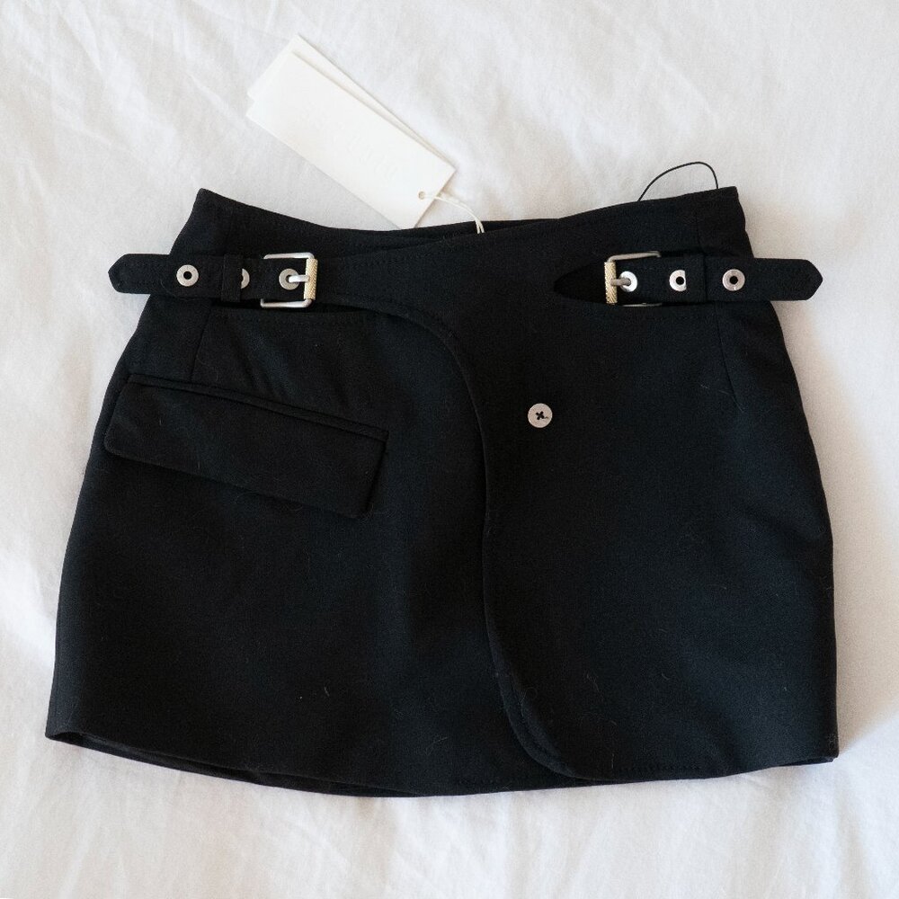 NWT Dion Lee Interlock High-Rise Wrap Miniskirt US Size 0